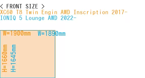 #XC60 T8 Twin Engin AWD Inscription 2017- + IONIQ 5 Lounge AWD 2022-